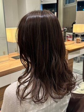 クラップス 横須賀中央店(CLAPS) ミルクティーベージュダブルカラーハイライトカラーケアブリーチ