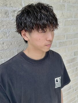 トップヘアーラウンジ 知立(TOP HAIR Lounge) 夏にオススメツイストパーマ/前髪パーマ/アッシュブラック