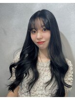 ヴァイス 渋谷店(VAICE)&nbsp;奥野香耶さん/ダークブルージュ/ブリーチありカラー/ロング