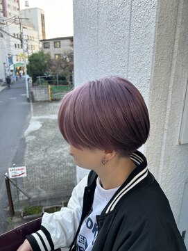 ピーシーズ(pieces) ピンクアッシュ