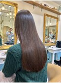 イメチェン外ハネボブ美髪ワイドバングレイヤー髪質改善縮毛矯正