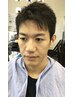 【ご新規1日お二人様限定】カット＋シャンプー＋シェーブ眉毛カット