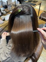 キャンバス 川崎(canvas.)&nbsp;縮毛矯正 髪質改善 2枚目ビフォー/川崎/美髪/艶髪 【窪田】