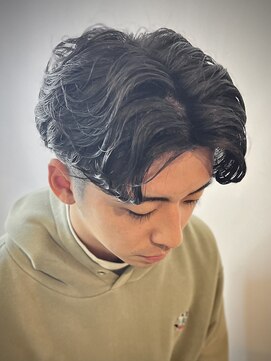 ヒロギンザ 六本木店(HIRO GINZA) ニュアンスパーマ×センターパート