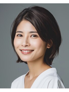 ルシードスタイル アウラ 松戸市五香(LUCIDO STYLE Aura) 大人ショートボブ【松戸#五香#白髪染め#カラー#髪質改善】