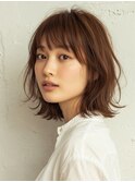 抜け感レイヤーミディ