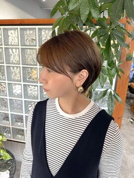 アイダブリューティー ヘア デザイン(IWT hair design) 丸みショート　大名/赤坂/警固/20代/30代/40代
