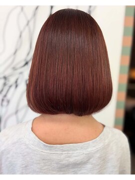 ピース(PEACE) ナチュラルレッドカラーボブ