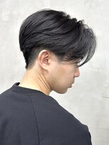 センターパートニュアンスパーマ