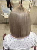 大人のこなれ感ボブ☆ラベンダーグレージュ