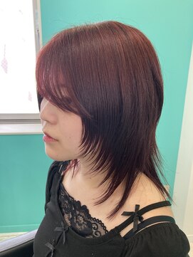 カリテスファッド 渋谷(charites fad) レイヤー、暖色カラー