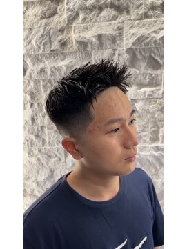 スマイルヘアー 大森店(Smile hair) スパイキーショート×スキンフェード