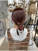 【ステップボーンカット】秋アレンジヘア