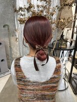 ステップボーンカットオオサカ(STEP BONE CUT OSAKA Via TICK-TOCK)&nbsp;【ステップボーンカット】秋アレンジヘア