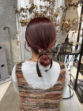 ステップボーンカットオオサカ(STEP BONE CUT OSAKA Via TICK-TOCK) 【ステップボーンカット】秋アレンジヘア