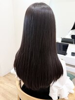 セイドット リー(Say. Ree)&nbsp;say.ロングレイヤーアッシュオリーブ地毛風ストレートラベンダー