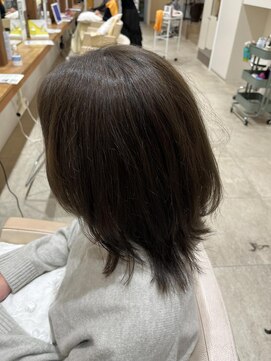 髪質改善/ナチュラル/カーキグレージュ