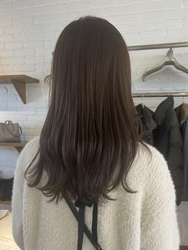 ブリーチなしベージュ