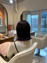 スペックホルダーミミ(Spec Holder mimi)&nbsp;ピンクブラウン　10.26暗めカラー