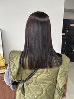 ヘアー アイス 御器所本店(HAIR ICI)&nbsp;冬の髪質改善◎アッシュグレージュカラー艶髪縮毛矯正