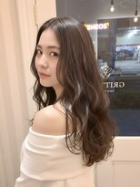 グリッター 泉中央店(GRITTERs) 透け感グレージュ×ゆるふわウェーブ