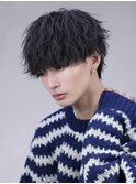 無造作ソフトツイストスパイラルマッシュ サイド