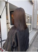切りっぱなし/ストレートヘア/髪質改善ストレート