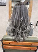 バレイヤージュ、ハイライト、バタフライレイヤーカット