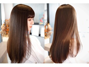 エムスラッシュ たまプラーザ(M.SLASH)の写真/【つるりんちょ取扱店】年齢と共に気になる髪のお悩みを解決へ！一人一人に合った施術で理想のスタイルを＊
