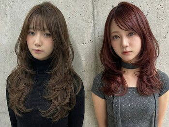 ピヨン 心斎橋(piLLon)の写真/カラーに合わせたベストシルエットだから、さらに可愛くお洒落にキマる♪［難波/難波駅/インナーカラー］