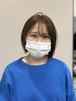 オンド(ONDO)&nbsp;ぱつっとボブ×ベージュ/yuna