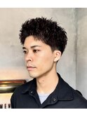 スパイキーショート/束感ショート/アップバンクビジネスショート