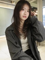 ニュートン(NEWTON)&nbsp;レイヤーカット　レイヤー　顔周り　韓国　透明感カラー　立川
