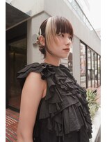 ユルクメゾンシティ 名古屋(JURK MAISON CITY) 名古屋/ミルクティーブロンド/ダークブルー/デジタルパーマ