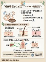 アシャ ヘアー ソリューション 神戸店(asha hair solution) 経皮吸収と髪と頭皮の本質ケア