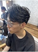 フェザーパーマ／ニュアンスパーマ／韓国マッシュ／我孫子/men's