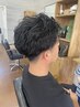 【メンズ】カット+ナチュラルパーマ