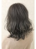 ブリーチ無しナチュラルグレー♪