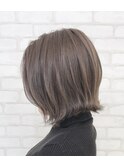 外ハネボブ×グレージュ