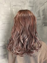 ヘアサロンエム 大宮東口(HAIR SALON M)&nbsp;デザインカラー/厚めバング/ローライト/スリークボブ