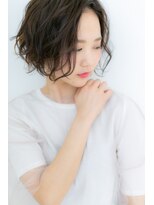 カバーヘア ブリス 戸田公園西口店(COVER HAIR bliss)&nbsp;かきあげ前髪無造作カールくせ毛ショートY戸田公園20代30代40代!