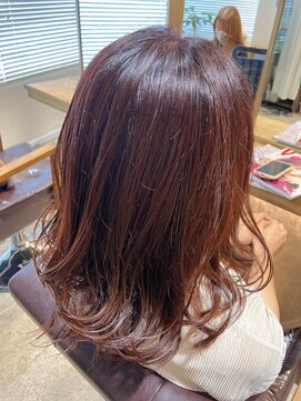 エイト 溝の口店(EIGHT) 【EIGHT溝の口】お客様スタイル_デザインカラー切りっぱなしボブ