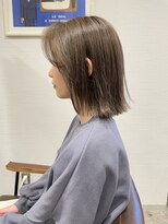 サク(Sac.)&nbsp;大人気ベージュカラー×外ハネボブ　Sac.栃木優佑