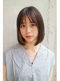 【DaVin中目黒】大人可愛いストレートボブ　アッシュブラウン
