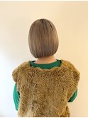 シナモングレージュ × ミニボブ