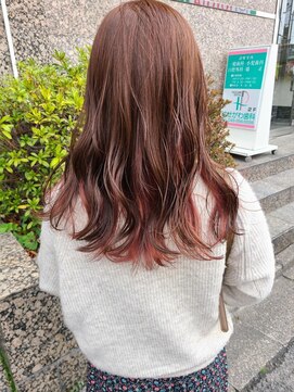 オズギュルヘア(Ozgur hair) 【福士直矢】インナーカラー×ピンクアッシュ！