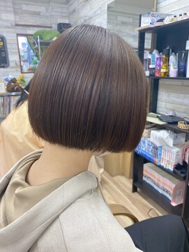 ラッコのおひるね 平行ボブ