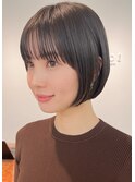 髪質改善矯正ショートスタイル