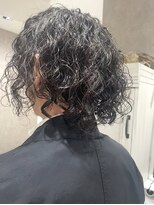 リアイス(Re:ICE) メンズボブゆるめスパイラルパーマ