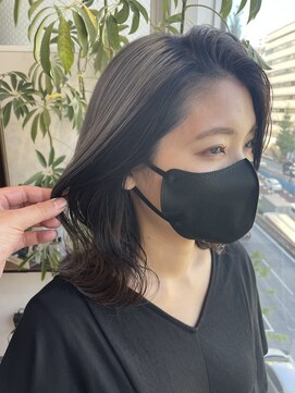 グーフィートーキョー 銀座(Goofy Tokyo) Goofy銀座/逆インナーカラー/グレー/モノトーン/